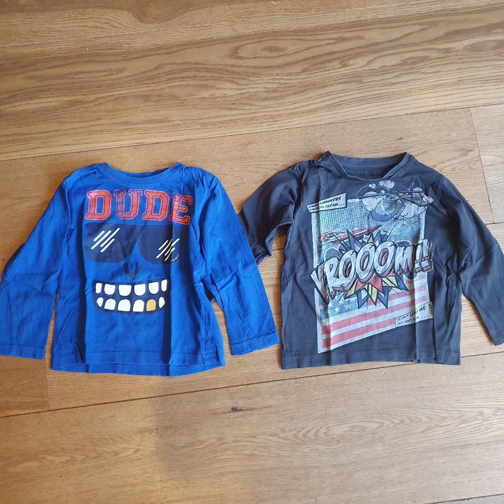 2 longsleeve shirts mt 98 van frendz en rebel., Kinderen en Baby's, Ophalen of Verzenden, Gebruikt, Jongen, Shirt of Longsleeve