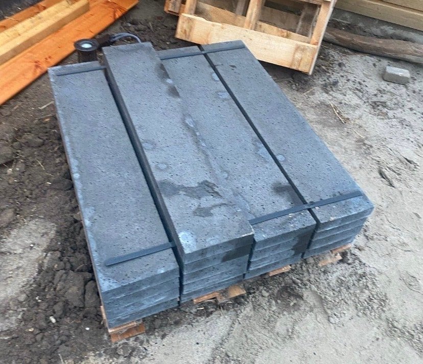 Nieuwe Schellevis tegels antraciet - diverse maten, Tuin en Terras, Ophalen, Zo goed als nieuw, 10 m² of meer, Beton