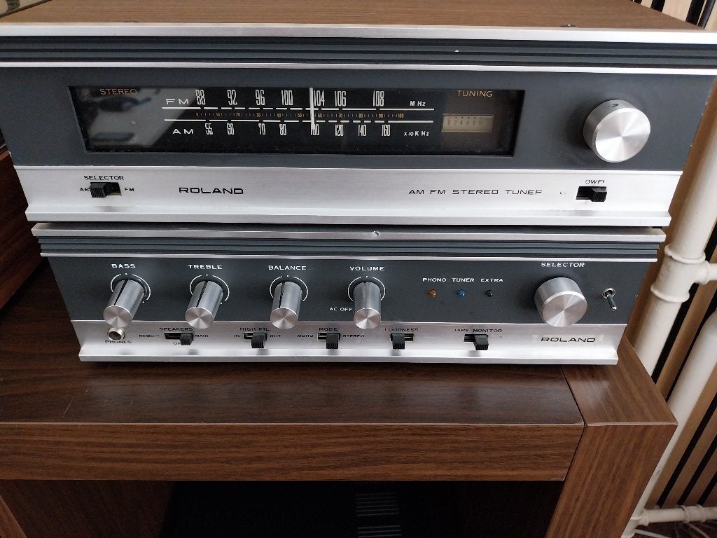 Roland jaren 60 stereo set, Gebruikt, Tuner of Radio, Losse componenten, Ophalen