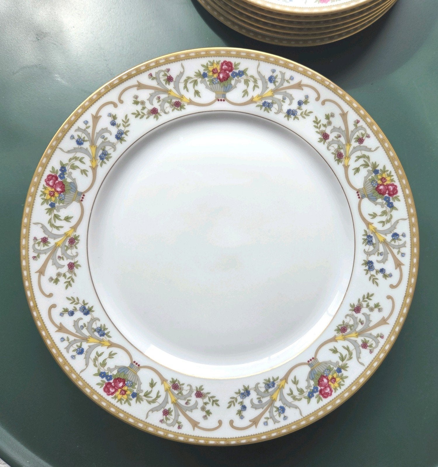 Leuke bloemenbordjes! Eschenbach Bavaria 6 dinerborden, Ophalen of Verzenden, Zo goed als nieuw, Bord(en), Overige stijlen