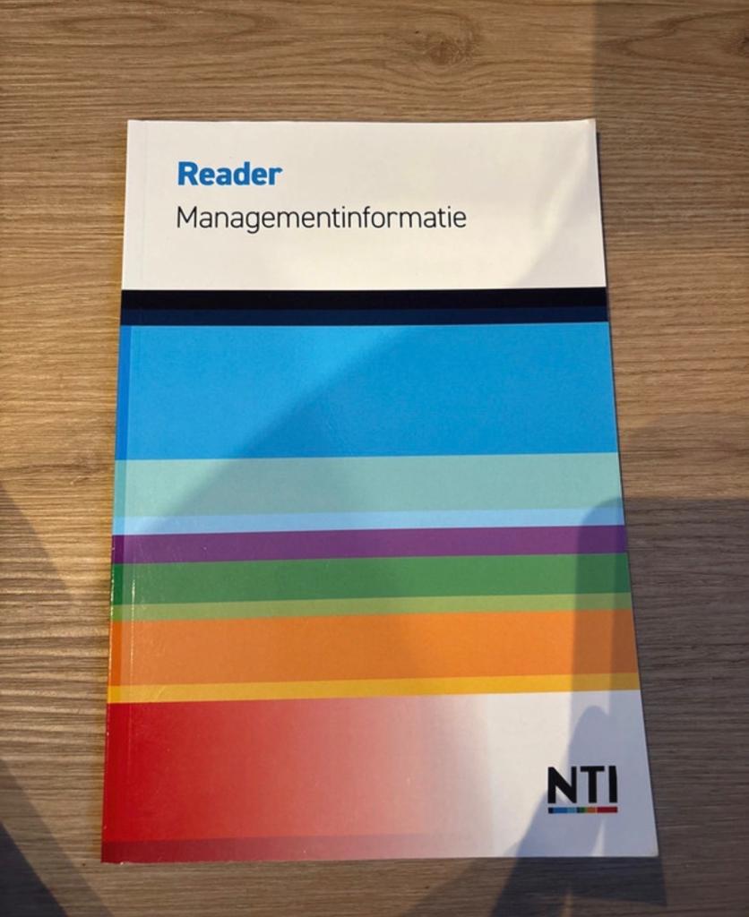 Reader Managementinformatie NTI, Ophalen of Verzenden, Gamma, Zo goed als nieuw, HBO