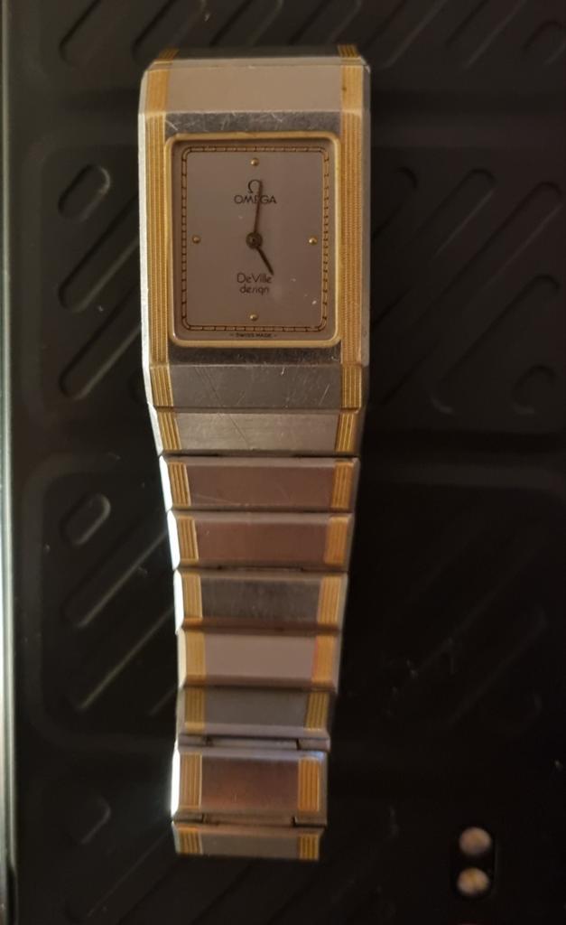 Omega De Ville Design Horloge - moet schoongemaakt worden., Sieraden, Tassen en Uiterlijk, Horloges | Heren, Ophalen, Staal, Gebruikt