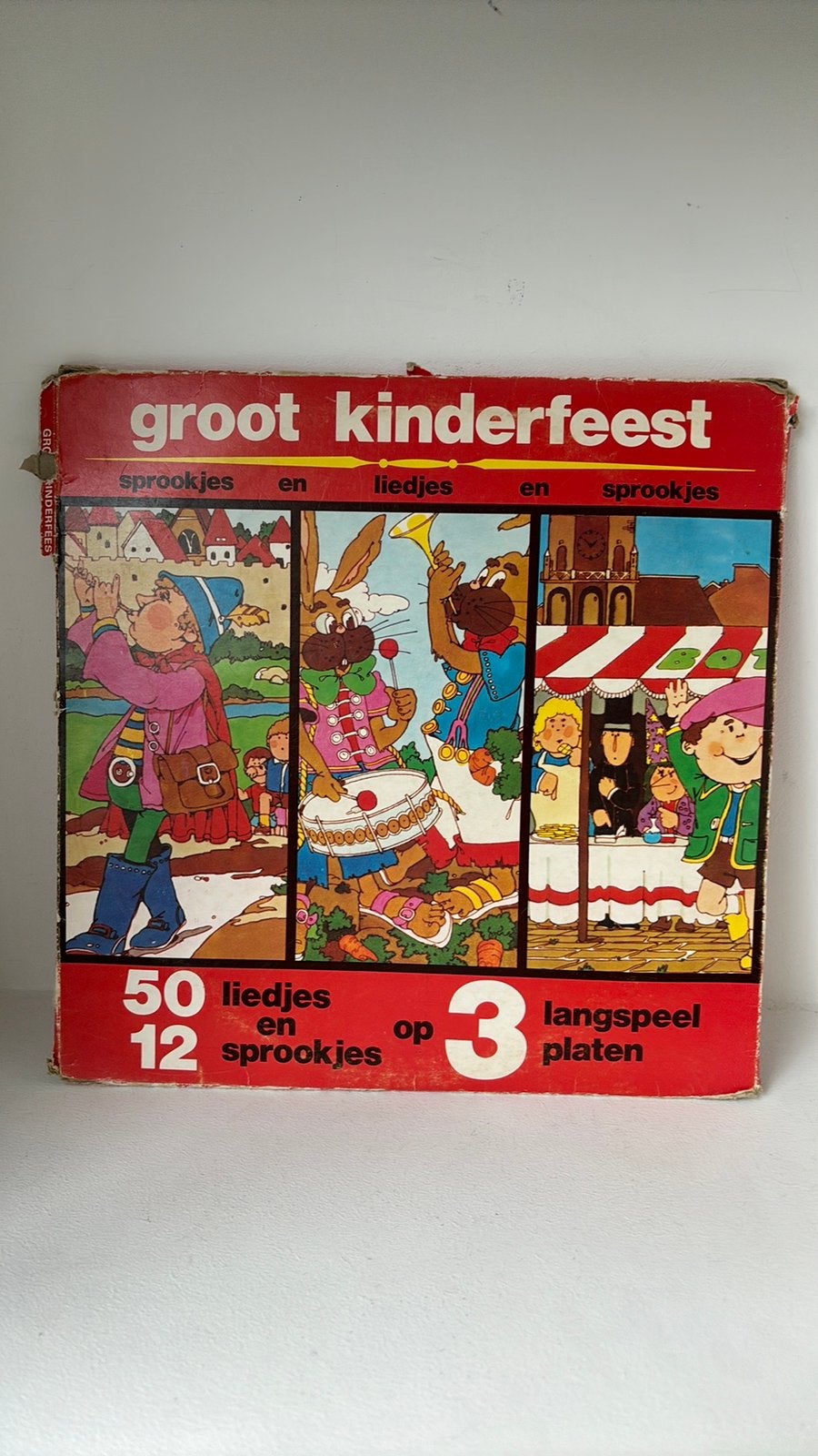 Groot kinderfeest (liedjes en sprookjes) LP, Ophalen of Verzenden, Zo goed als nieuw, Overige formaten, Levenslied of Smartlap