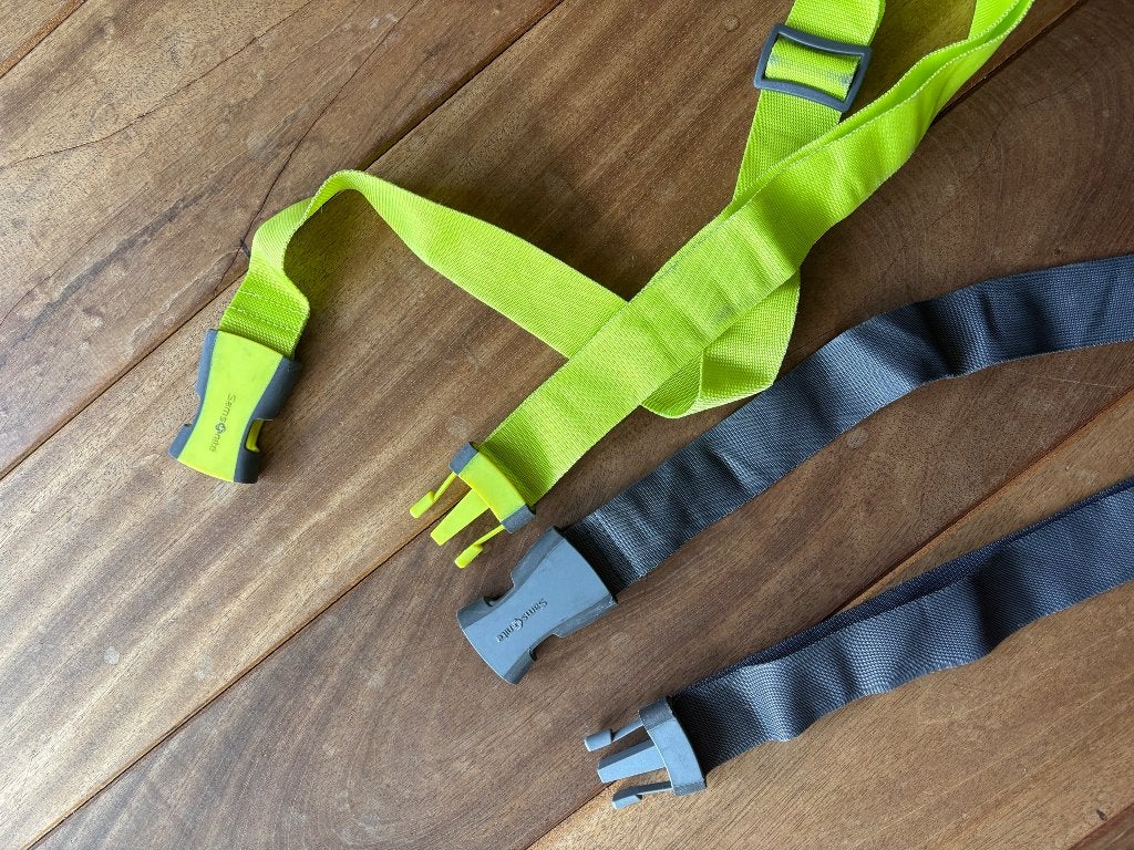 Samsonite kofferband / bagageriem 2 stuks NIEUWSTAAT €12,95, Hard kunststof, Minder dan 50 cm, Ophalen of Verzenden, Zo goed als nieuw