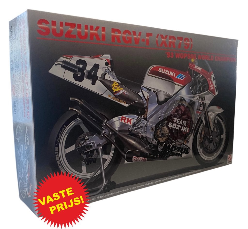 Suzuki RGV500 1993 World Champion (Beemax 13001) 1/12, Overige merken, Nieuw, Ophalen of Verzenden, Groter dan 1:32