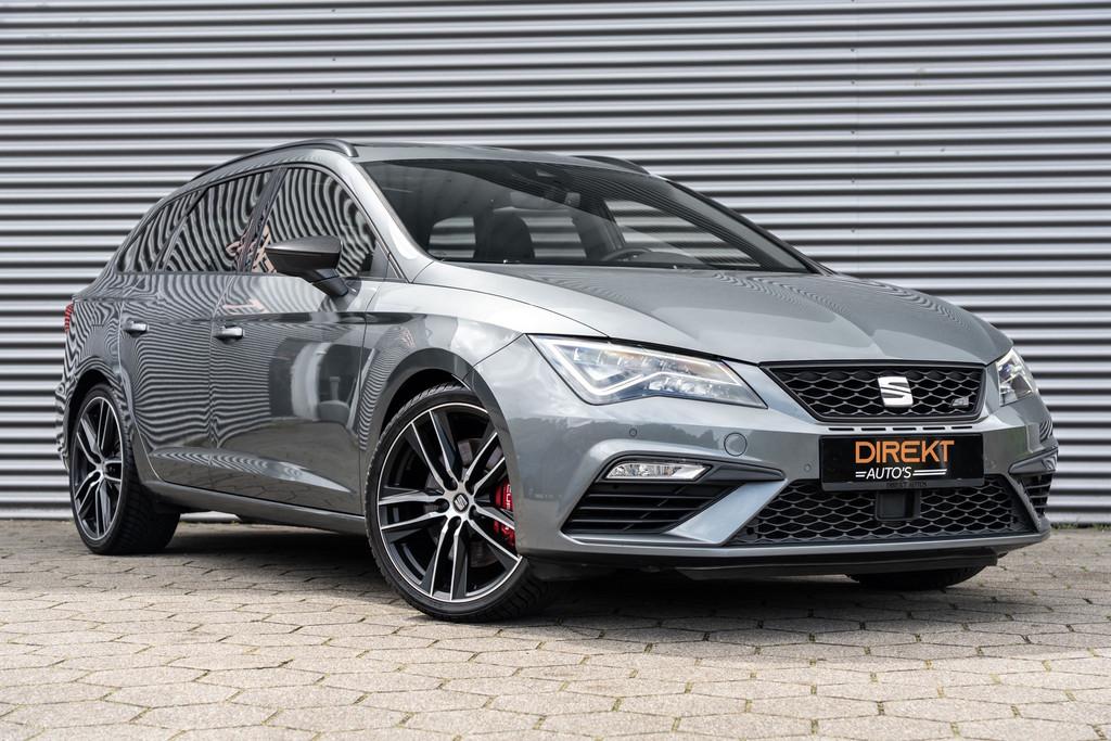 SEAT Leon ST 2.0 TSI CUPRA 300 4DRIVE PANO SEATSOUND VIRTUAL, Auto's, Seat, Automaat, Gebruikt, Zwart, 4 cilinders