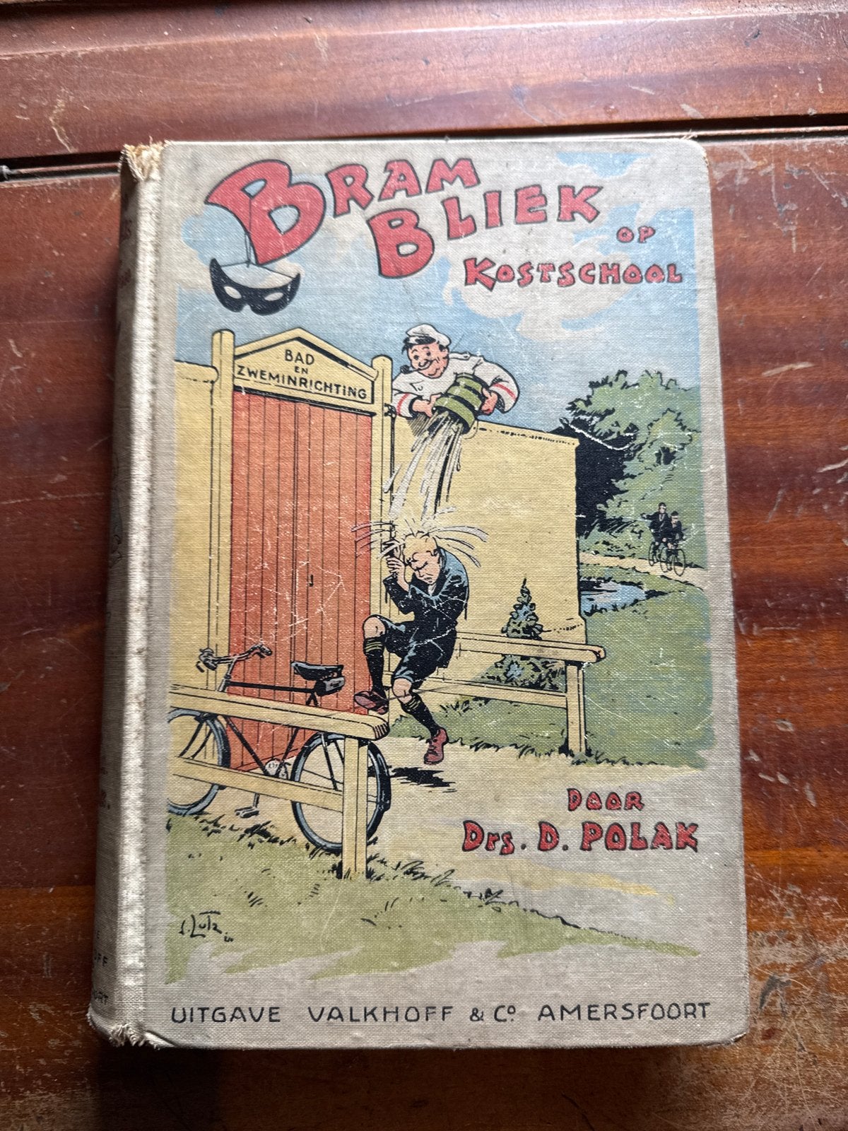 Bram Bliek op Kostschool - Drs. D.J. Polak (Oud kinderboek), Ophalen of Verzenden, Gelezen
