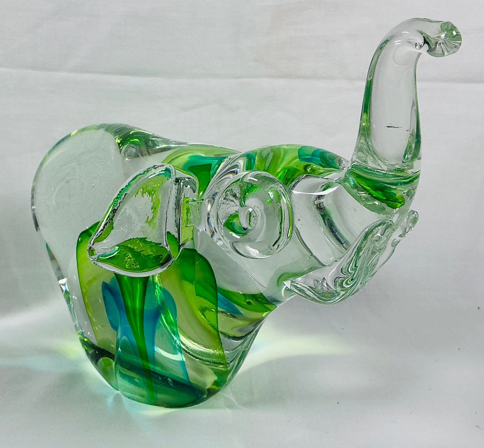 Murano Vintage design sommerso glas beeld olifant, Verzenden, Huis en Inrichting