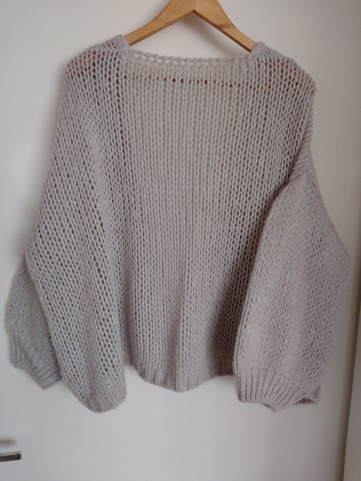 mohair wollen vesten, Kleding | Dames, Ophalen of Verzenden, Zo goed als nieuw, Maat 42/44 (L), Grijs