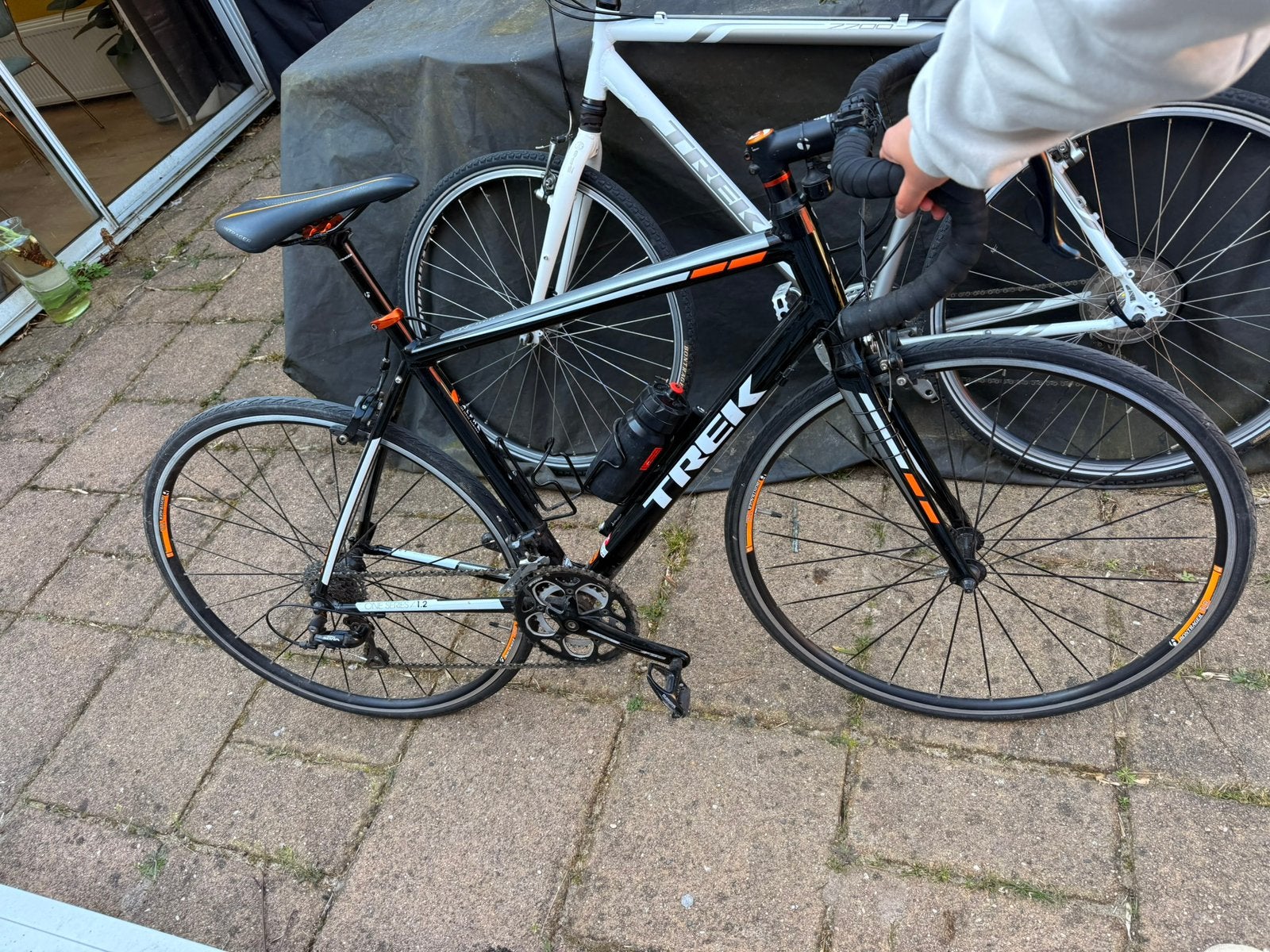 Super netter Trek racefiets 56inch, Fietsen en Brommers, 28 inch, Gebruikt, Velgrem, Meer dan 20 versnellingen