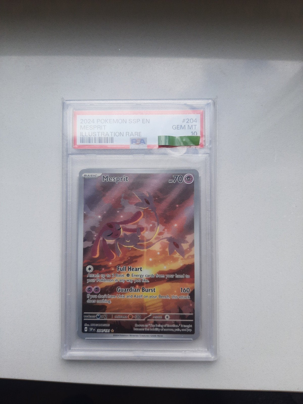 Mesprit 204/191 Suring sparks Psa 10, Ophalen of Verzenden, Nieuw, Losse kaart, Foil