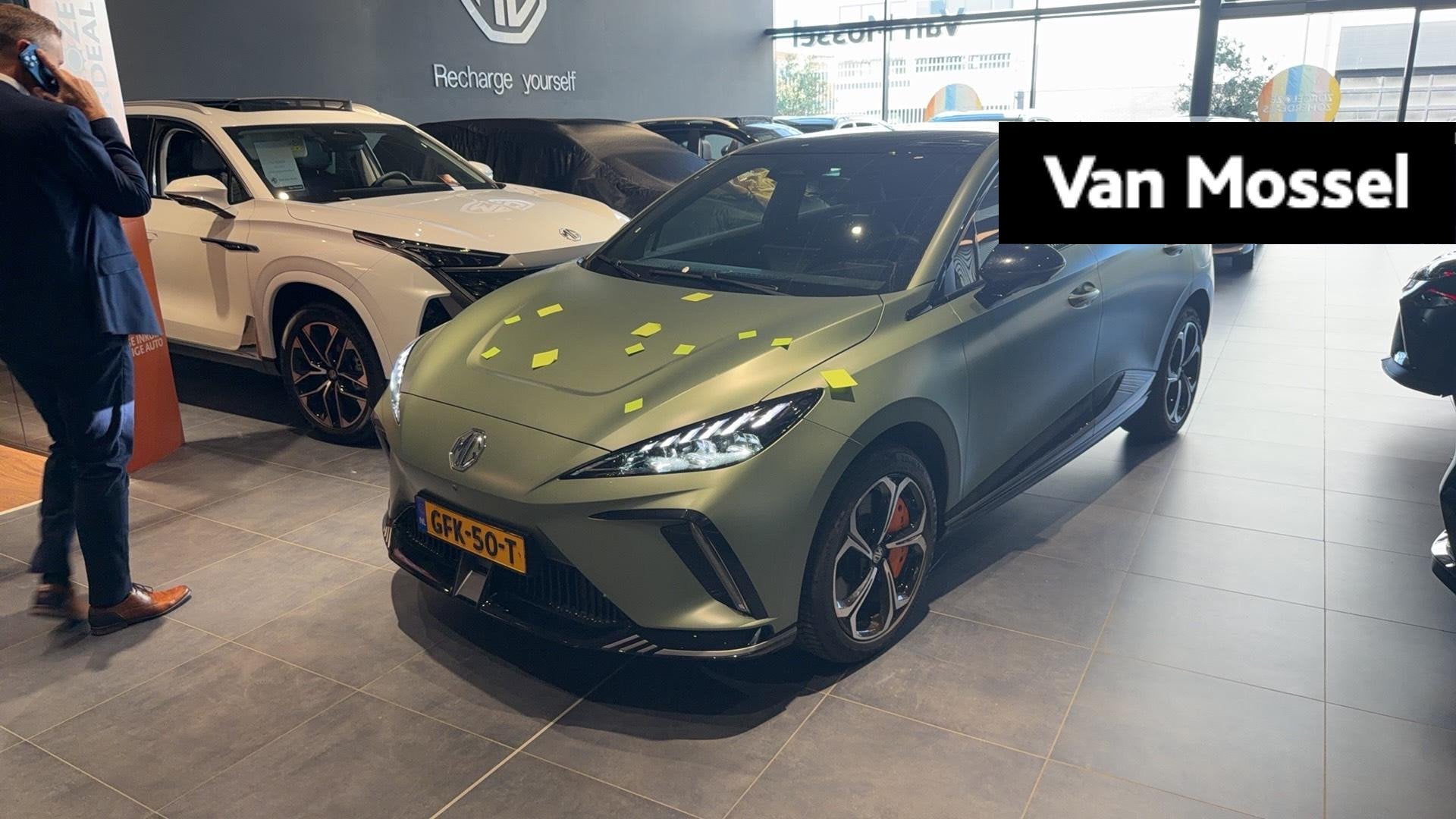MG 4 XPower AWD 435pk 64kWh | Hunter Mat Green | Led Koplamp, Auto's, Automaat, 12 maanden, 435 pk, Gebruikt