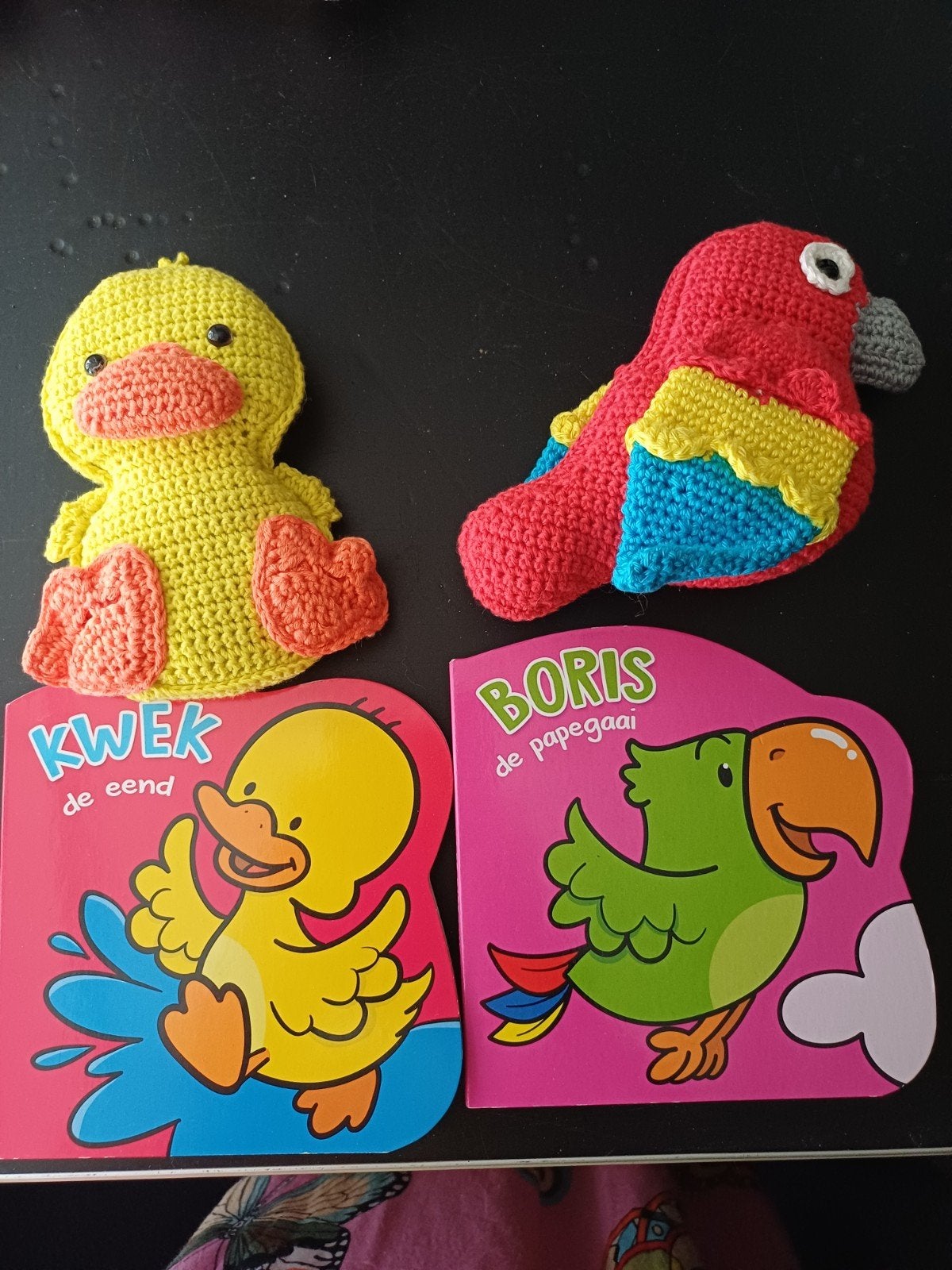 Leesboekje met knuffel, Ophalen of Verzenden, Haken, Patroon of Boek