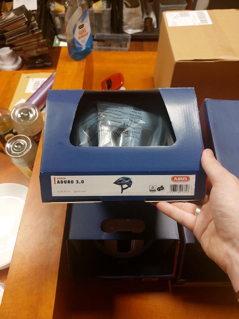 Abus aduro 3.0 maat L, nieuw in doos, Ophalen, Nieuw, Bovenkleding
