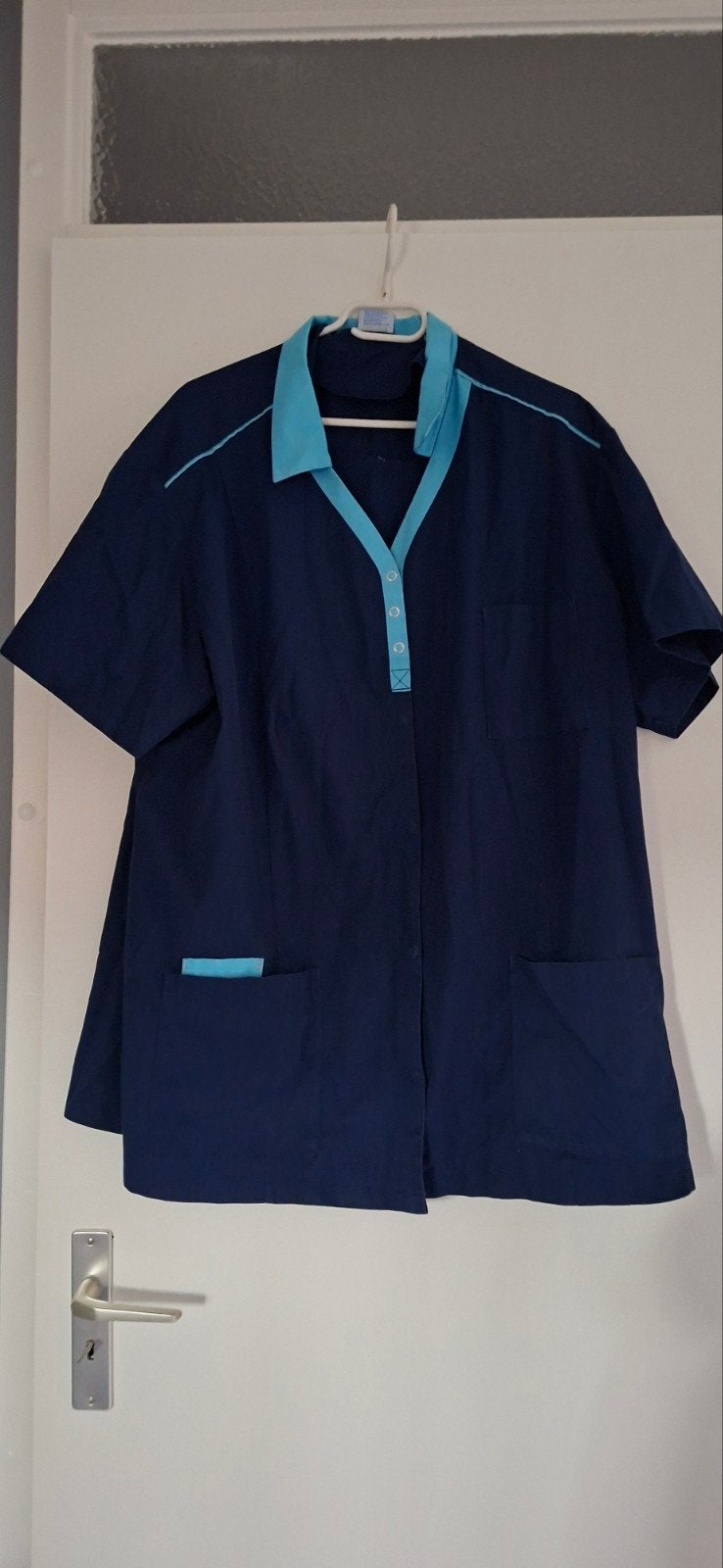 zorg jasjes, Kleding | Dames, Grote Maten, Ophalen of Verzenden, Zo goed als nieuw, Blauw