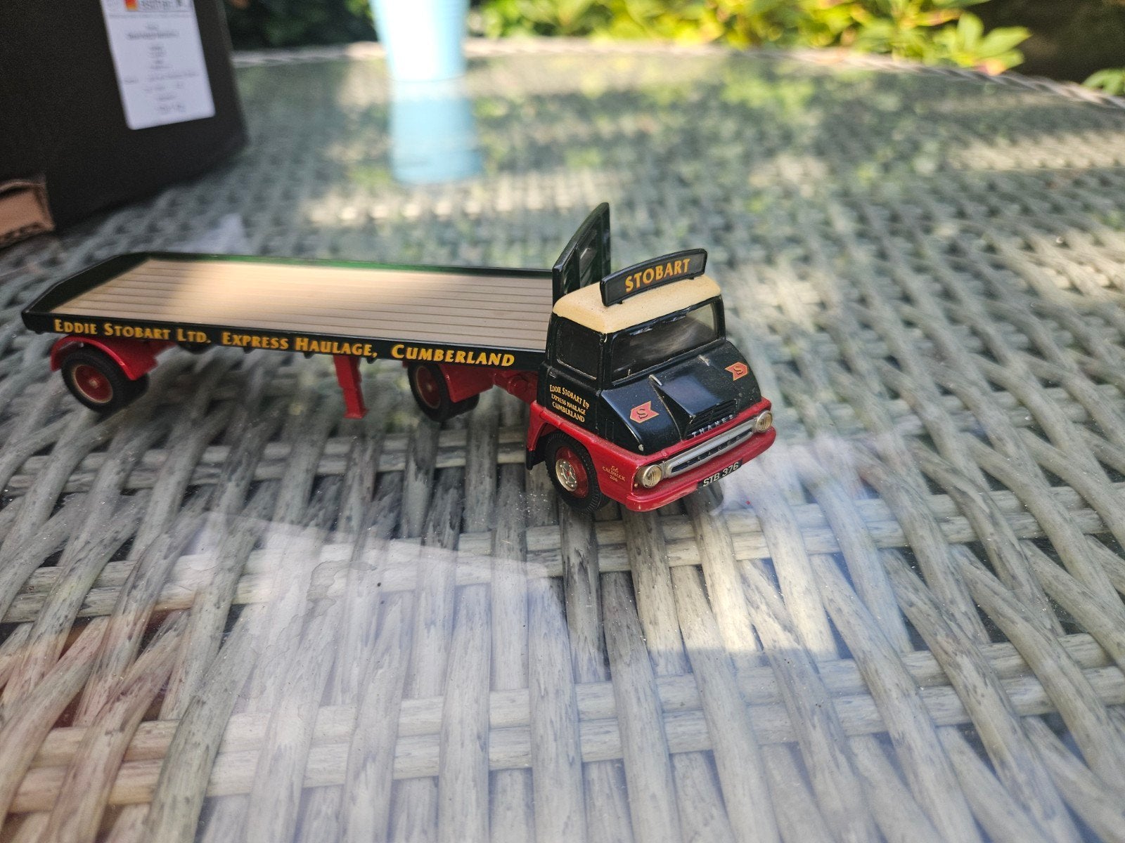 Eddie Stobart Ltd. Express Haulage Cumberland model, Hobby en Vrije tijd, Overige merken, 1:50 of kleiner, Ophalen of Verzenden