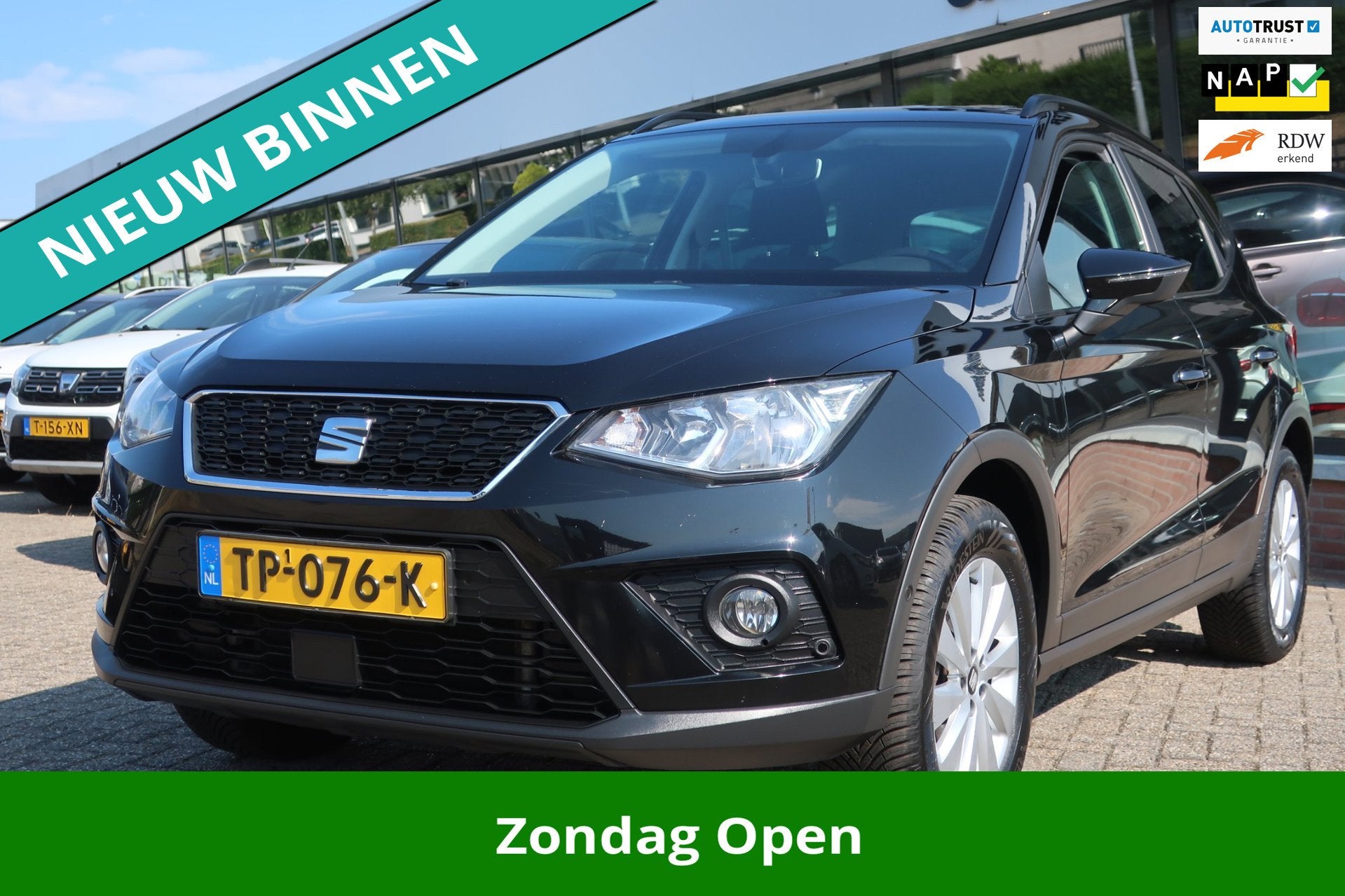 Seat Arona 1.0 TSI Style Business Int. 2e EIG_LED_ADAP-CRUIS, Auto's, Stof, 116 pk, Origineel Nederlands, Bedrijf