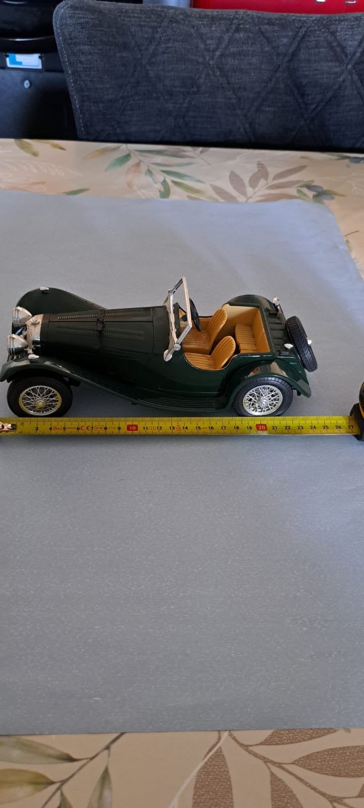 Jaguar SS100 schaalmodel - Groen, Ophalen, Zo goed als nieuw, Overige typen