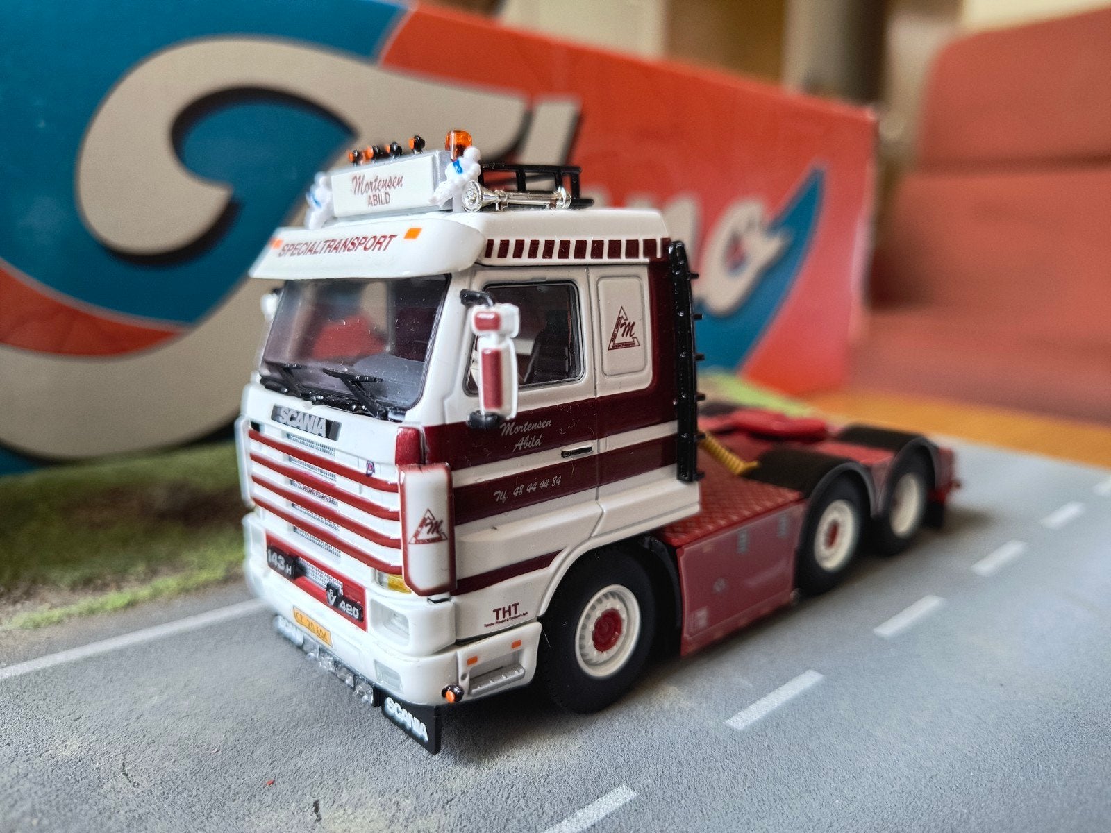 Wsi Scania THT, Ophalen of Verzenden, Zo goed als nieuw, Bus of Vrachtwagen, Wsi