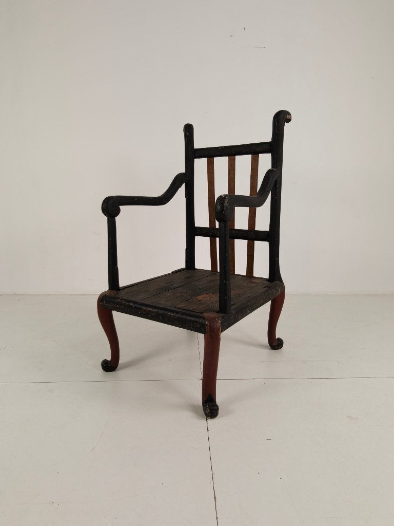 Chinoiserie Engelse Fauteuil – Circa 1900, Ophalen of Verzenden