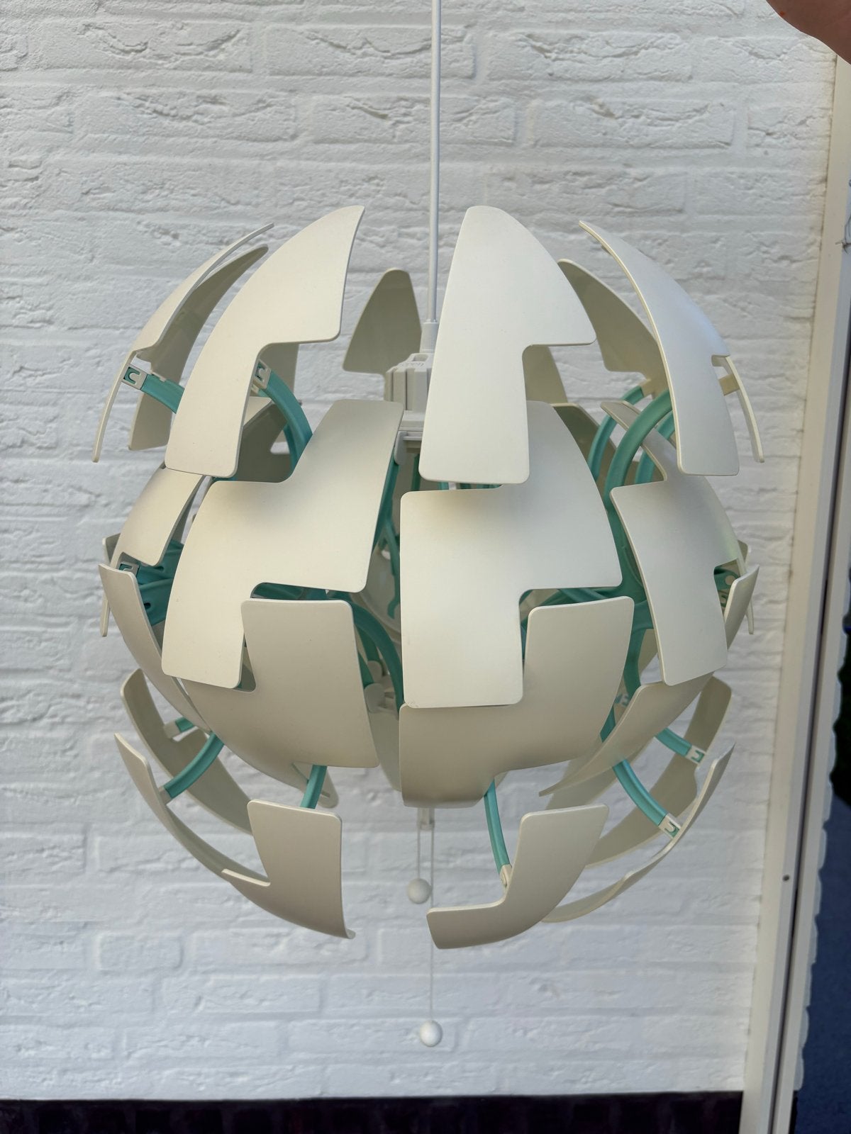 IKEA PS 2014 Hanglamp - Lichtgroen/Wit, Ophalen, Zo goed als nieuw, Kunststof