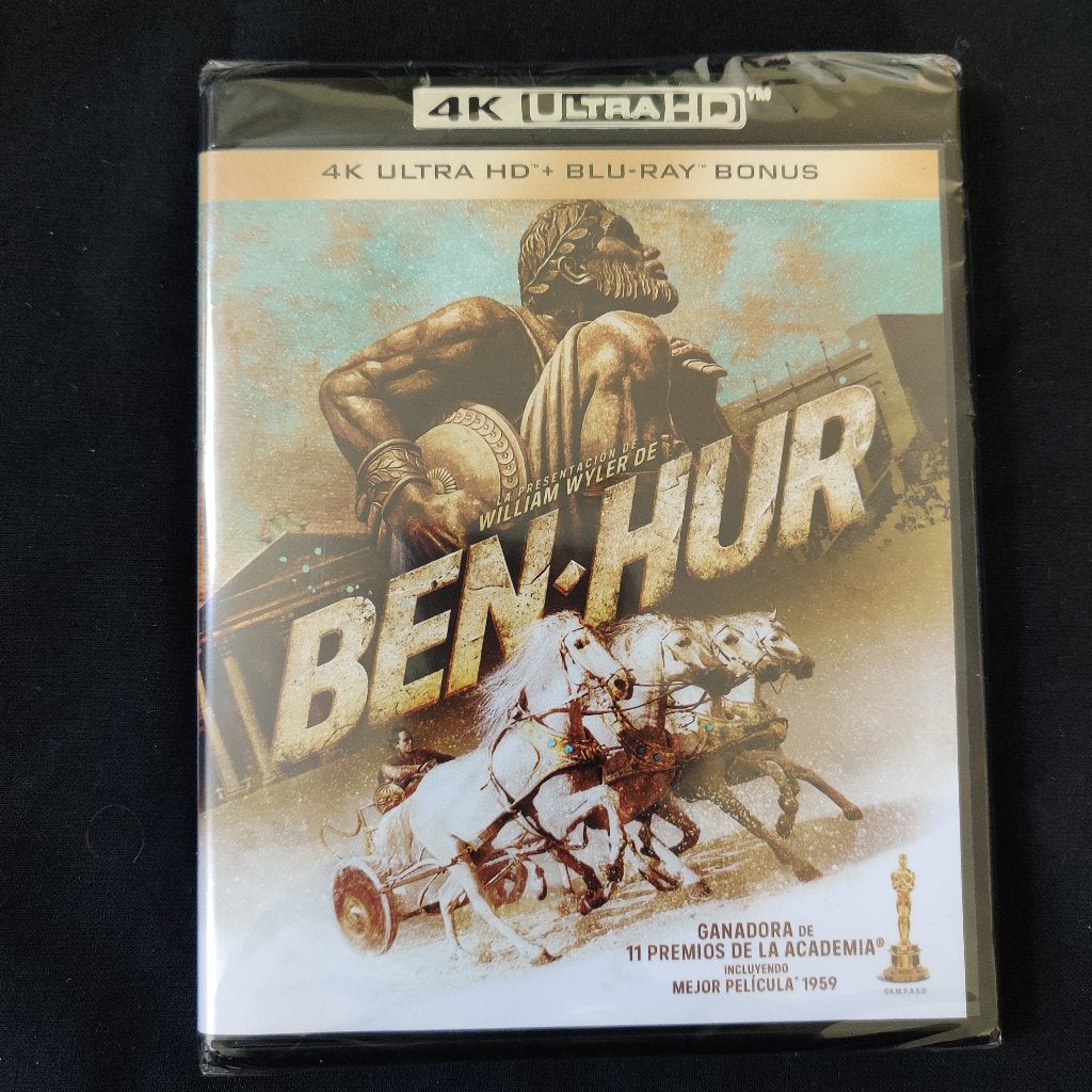 Ben-Hur 1959 | 4K UHD 100GB blu-ray | 2-discs *NIEUW*, Cd's en Dvd's, Ophalen of Verzenden, Nieuw in verpakking, Avontuur, Boxset