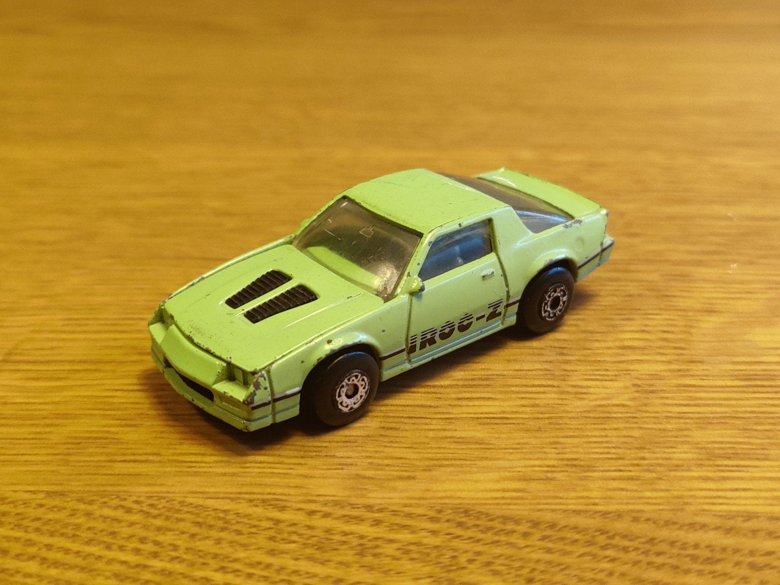 Matchbox Camaro IROC Z28 GROEN, Ophalen, Zo goed als nieuw, Auto