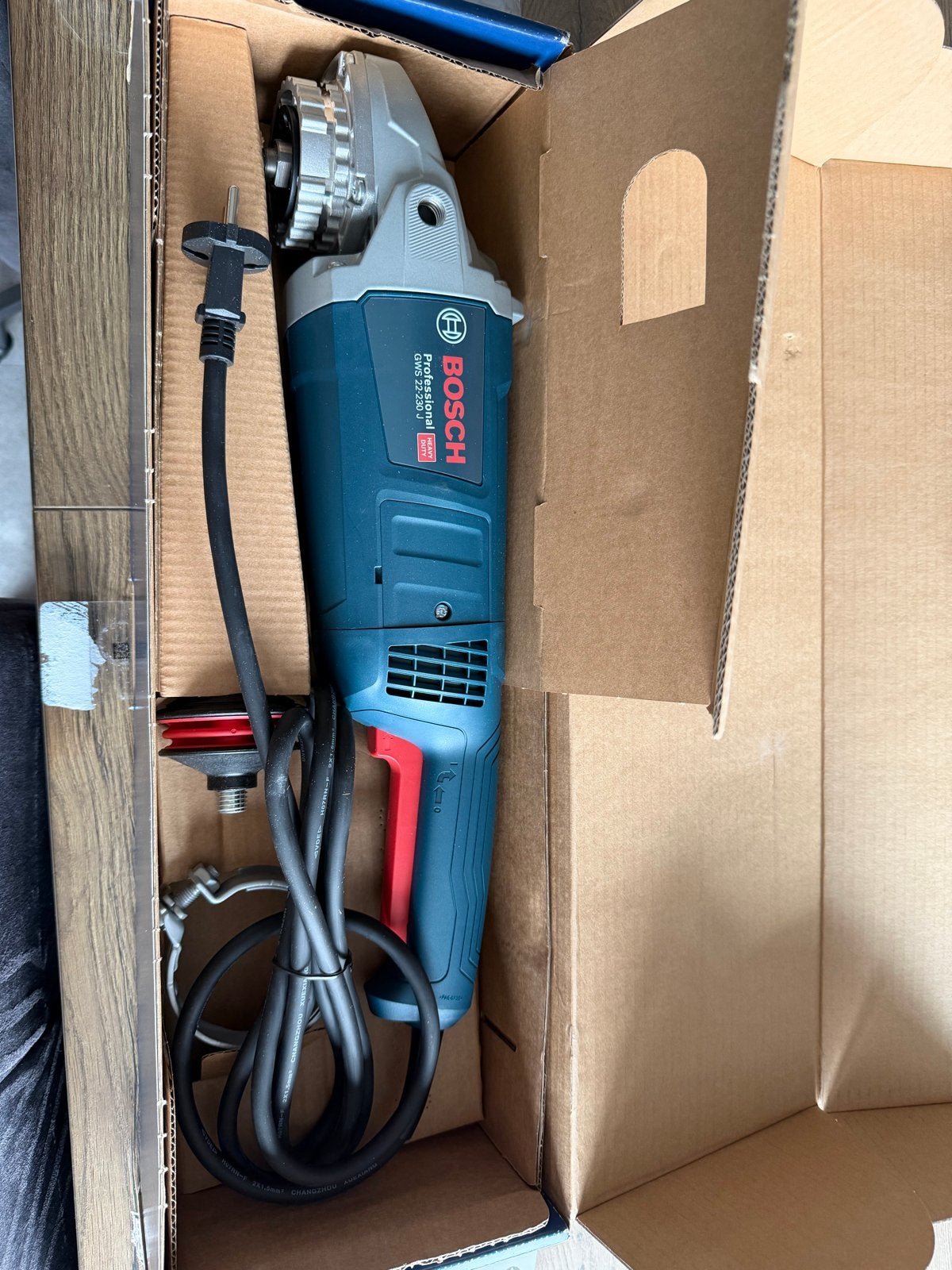 Bosch GWS 22-230 J Professional Haakse Slijpmachine 2200W, Doe-het-zelf en Verbouw, Ophalen, Nieuw, 1000 watt of meer, Haakse handslijpmachine