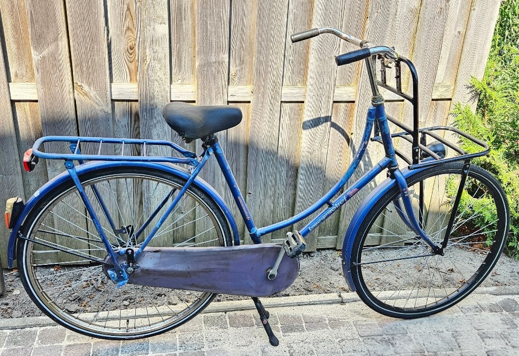 Statonsfiets omafiets, Fietsen en Brommers, Fietsen | Dames | Omafietsen, Ophalen, Terugtraprem, Gebruikt, Omafiets
