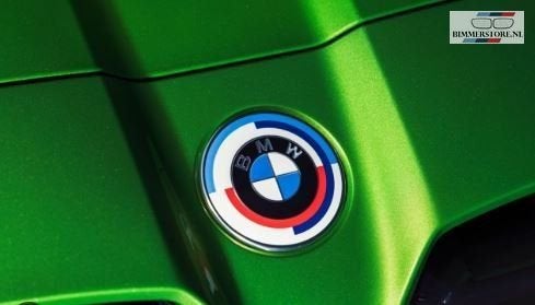 BMW embleem 50 year logo  nieuw BMW 74 mm 51117886545 788654, -, -, Nieuw, Ophalen of Verzenden