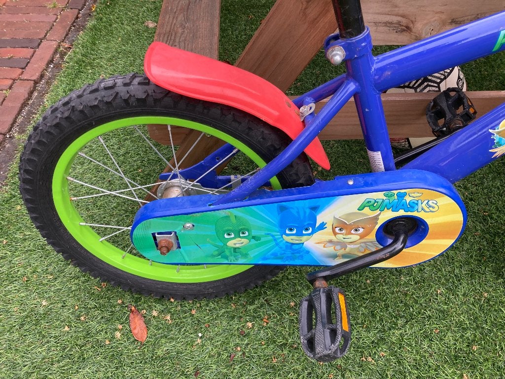 Stoere jongensfiets 16 inch, Terugtraprem, Gebruikt, 16 inch, Ophalen
