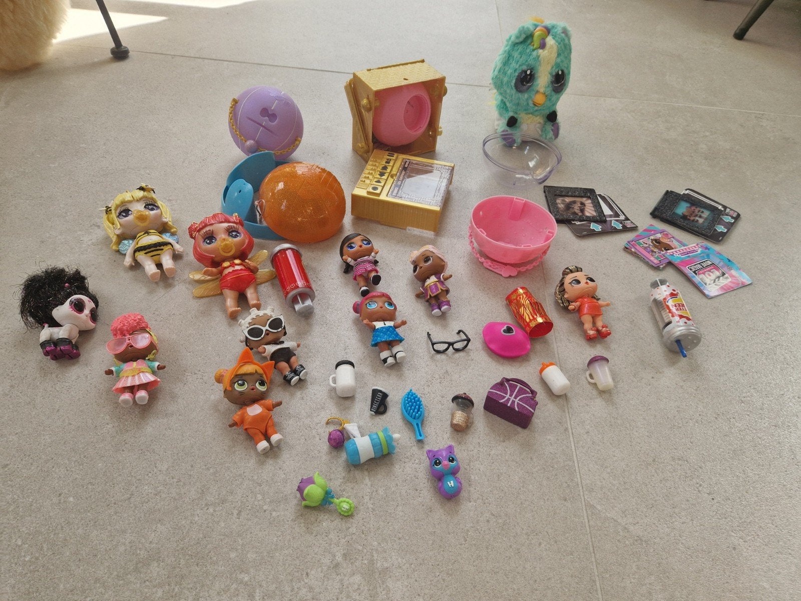 Grote set LOL Surprise poppen en accessoires, Ophalen, Gebruikt, Overige typen