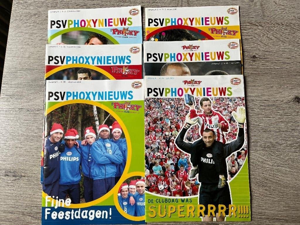 Jaargang 6 PSV Phoxy, Verzamelen, Ophalen of Verzenden, Gebruikt, PSV, Boek of Tijdschrift