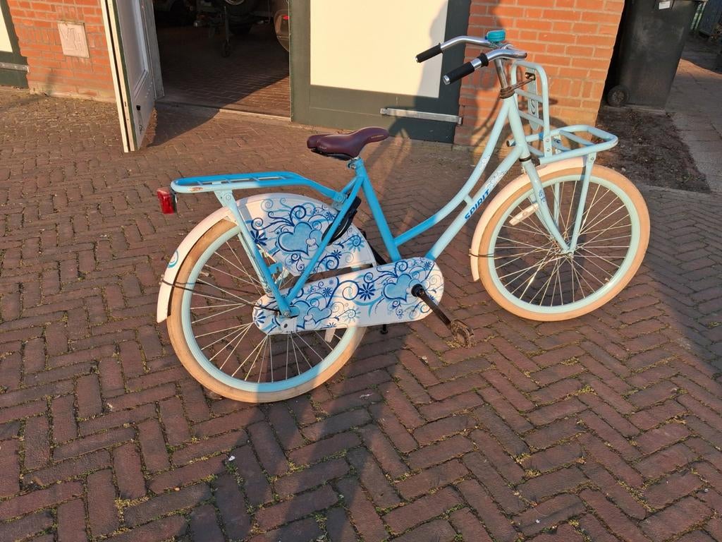 Spirit kinderfiets lichtblauw, Ophalen, Gebruikt, 20 inch of meer