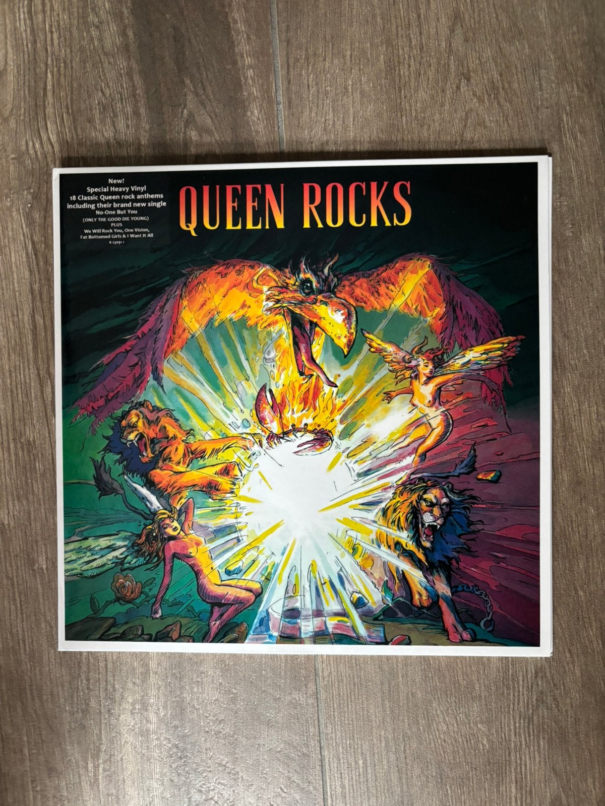 Queen rocks dubbel LP, mooie staat !, Verzenden, Zo goed als nieuw, 12 inch, Poprock