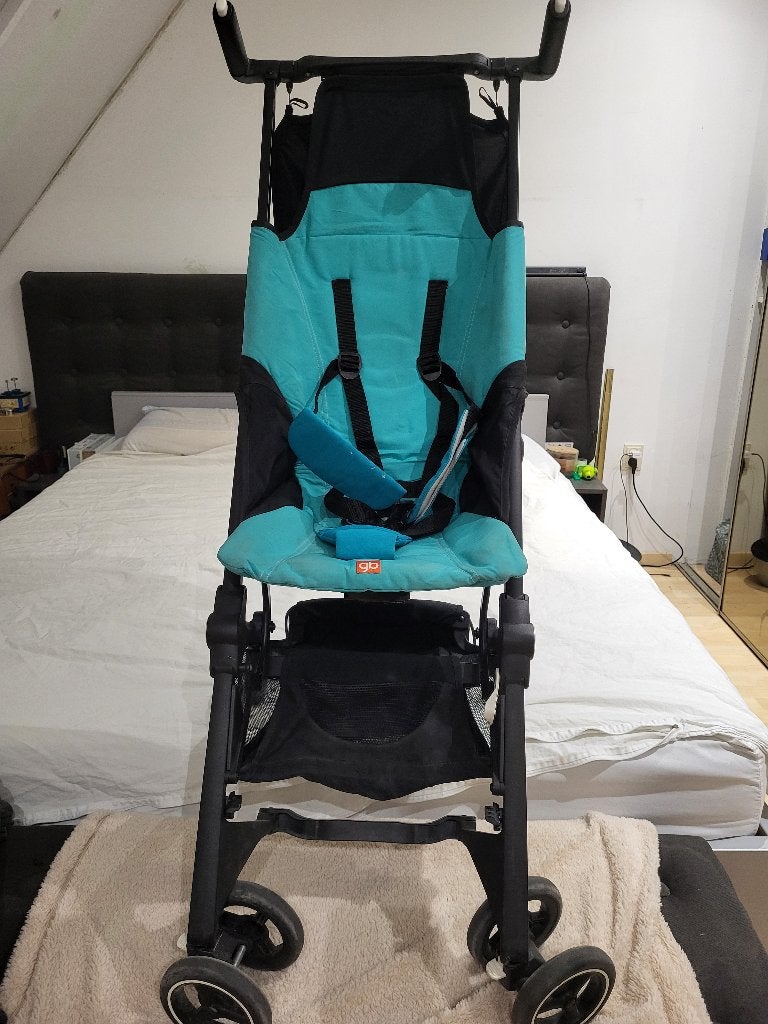 Compacte GB Pockit buggy - perfect voor vakantie, Ophalen, Gebruikt, Overige merken, Zonnekap