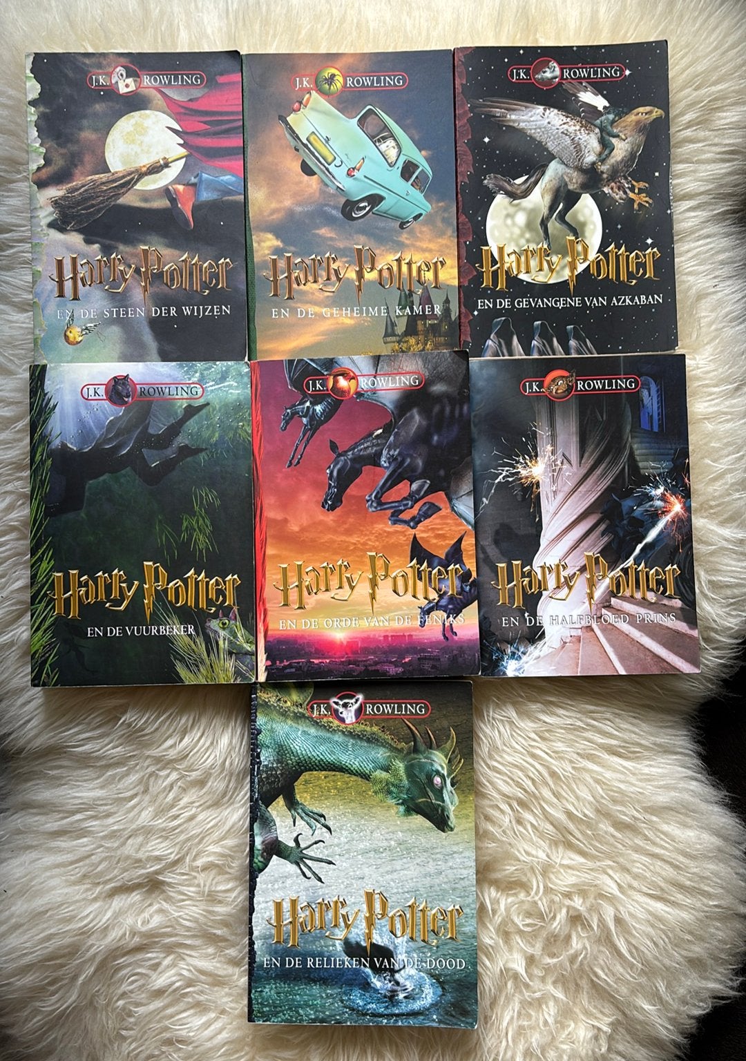 J.K. Rowling - Harry Potter serie compleet, Boeken, Ophalen of Verzenden, Zo goed als nieuw, J.K. Rowling