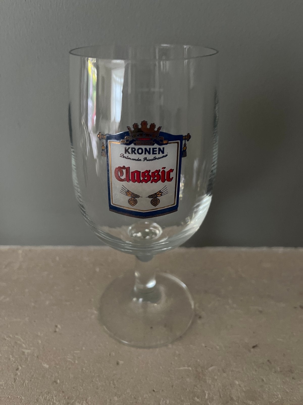 Kronen Classic Bierglas - 0.25L, Ophalen, Zo goed als nieuw