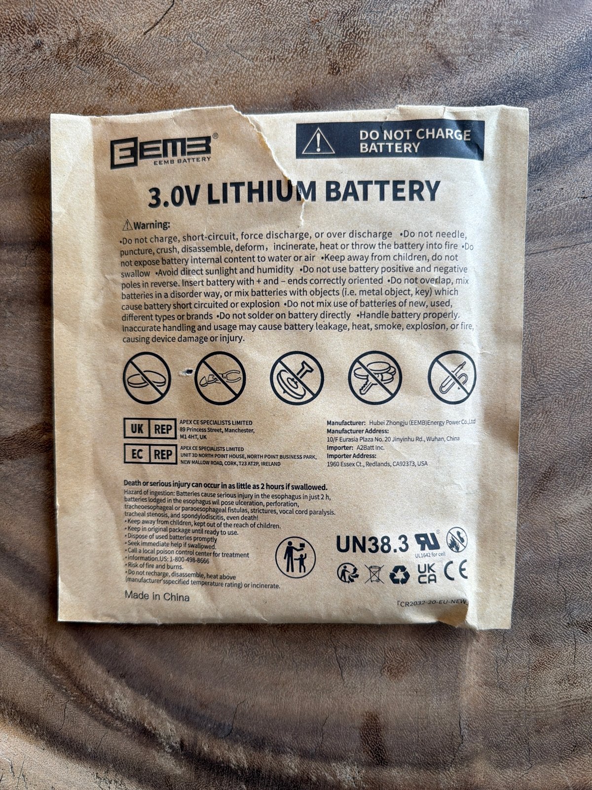 3.0V Lithium Batterij CR2032 - 20 stuks, Ophalen of Verzenden, Nieuw
