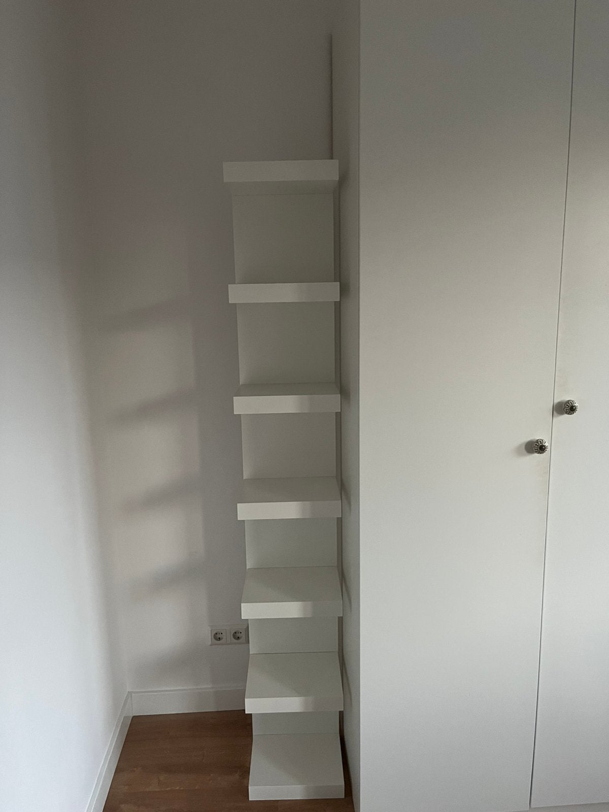 LACK ikea wandrek wit, Ophalen, Zo goed als nieuw, Hout, Cd's