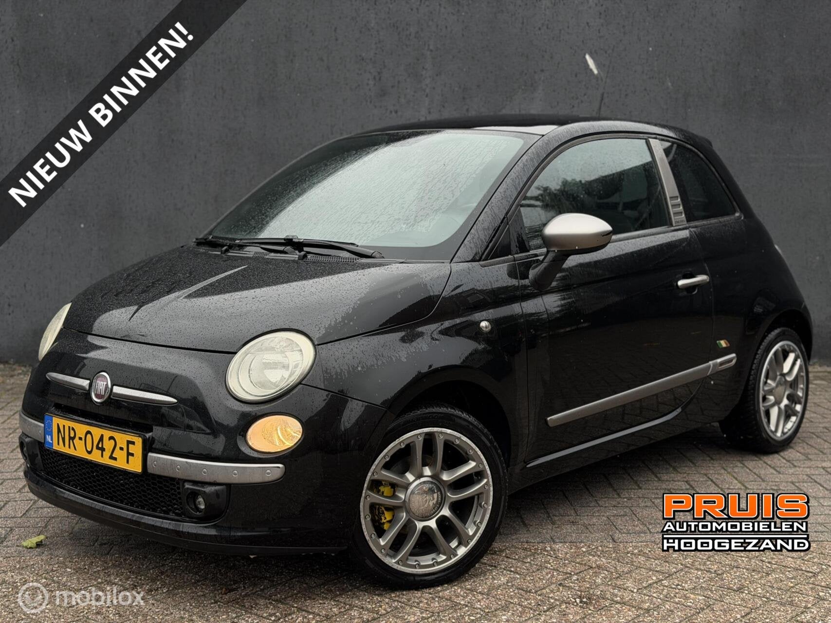 Fiat 500 1.4-16V byDiesel -AIRCO-PANO- *INRUIL MOGELIJK*, Voorwielaandrijving, Euro 5, 101 pk, Gebruikt