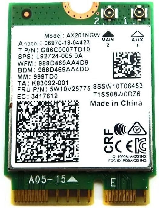 G86C00081410 AX211NGW ASUS WIRELESS CARD BLUETOOTH GU603ZW, Facturen@maascomputers.nl, Ophalen of Verzenden, Cargadoorweg 23, 6541 BT Nijmegen