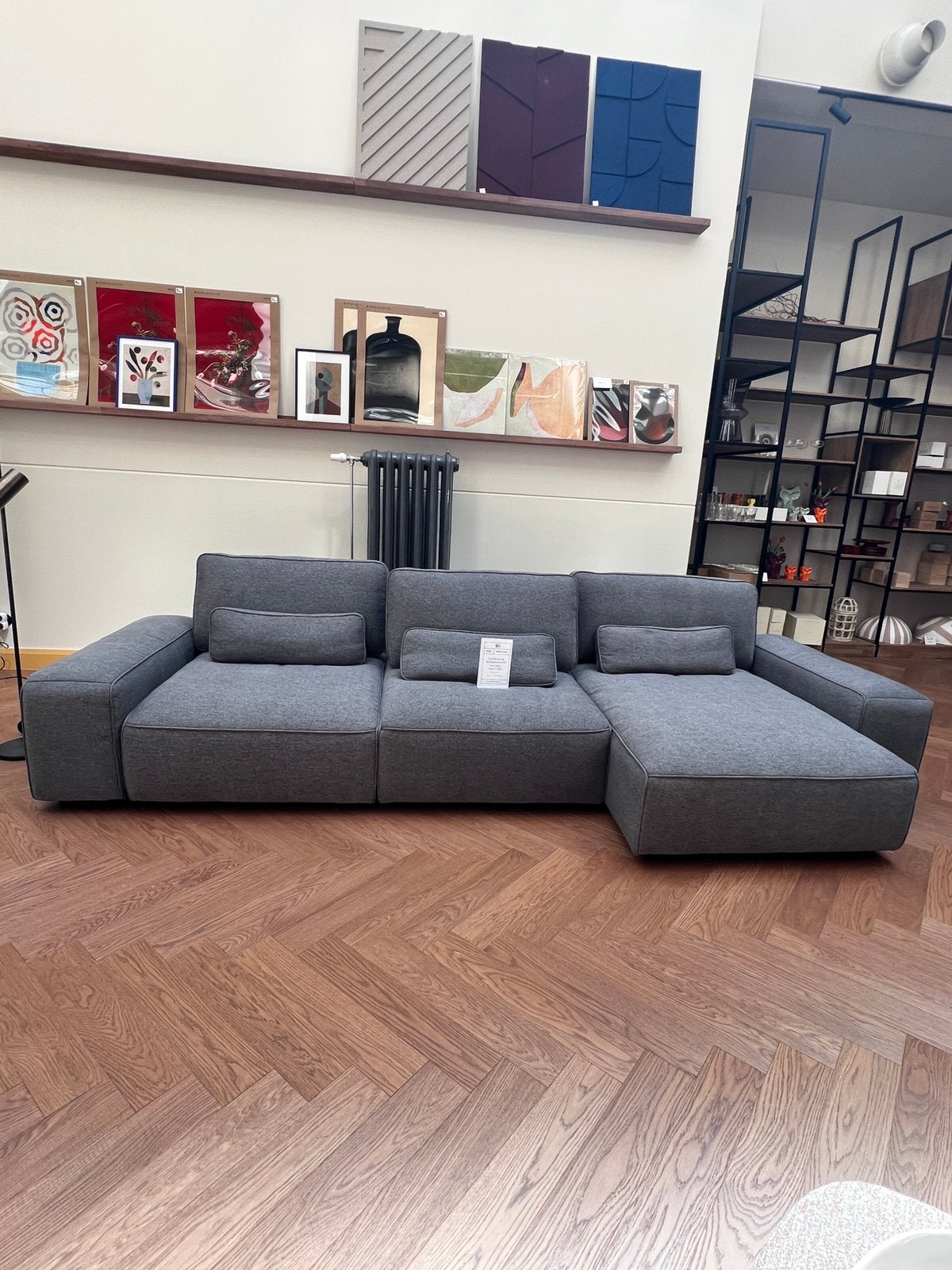 Modulaire bank Skogen Sigurd met elektrisch verstelbare, Nieuw, 125 cm of meer, Ophalen of Verzenden, Stof
