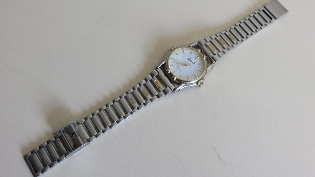 Donati Quartz Polshorloge - Zilverkleurig met Accenten, Sieraden, Tassen en Uiterlijk, Overige merken, Staal, Gebruikt, Staal