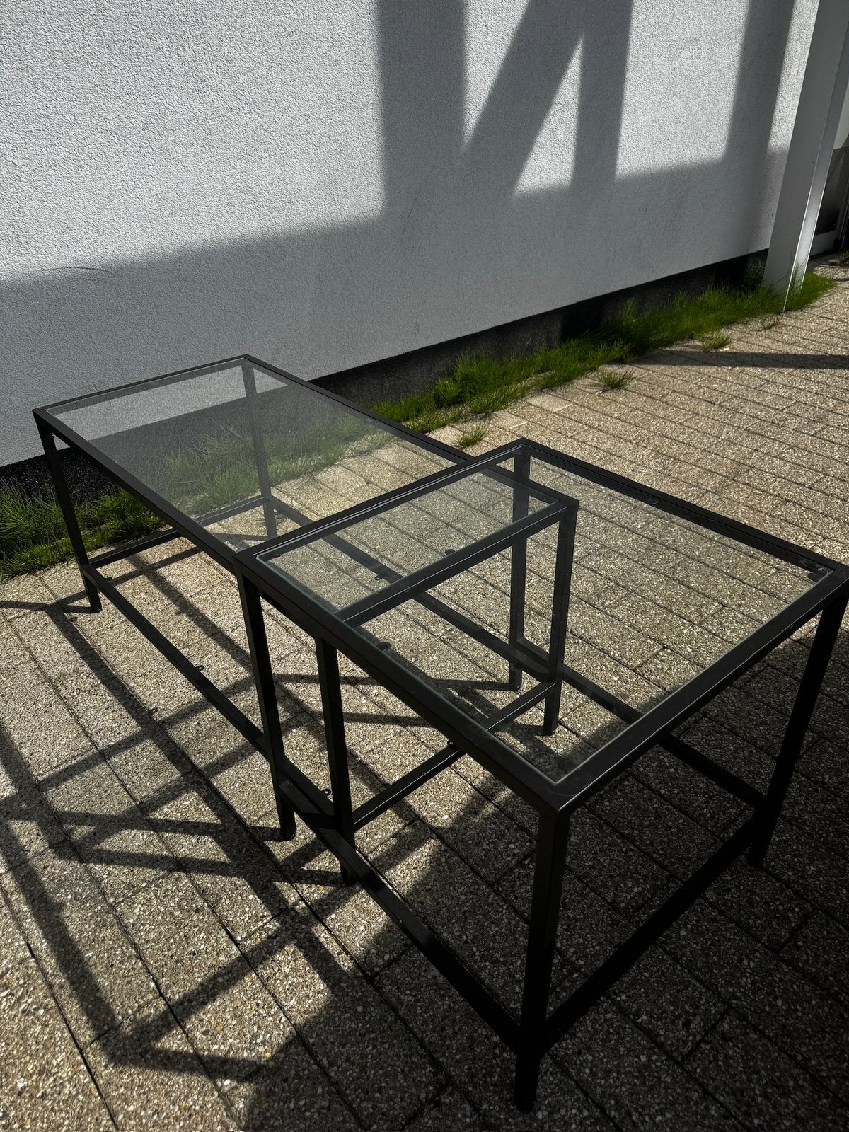 Salon tafel, Huis en Inrichting, Tafels | Salontafels, Ophalen, Zo goed als nieuw, Rechthoekig, 50 tot 100 cm