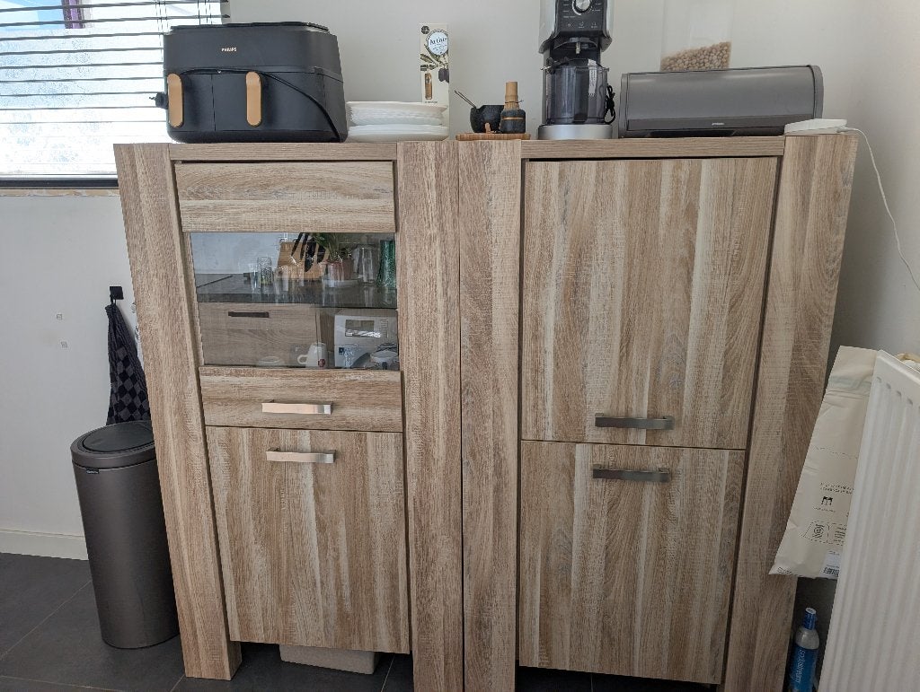 2 buffetkasten, Ophalen, Gebruikt, 100 tot 150 cm, 100 tot 150 cm