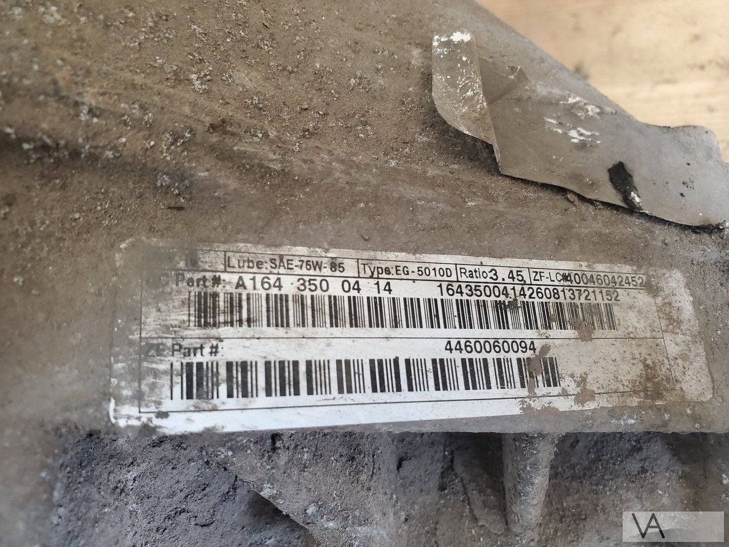 Mercedes ML W164 2005 -2012 differentieel achter a1643500414, Gebruikt, -, Ophalen of Verzenden, -
