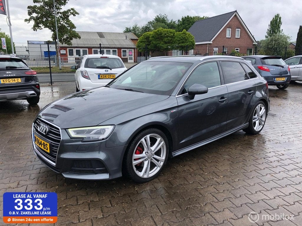 Audi A3 Sportback 35 TFSI SPORTBACK S-LINE ..96.960 N.A.P, 4 cilinders, 150 pk, Leder en Stof, Bedrijf