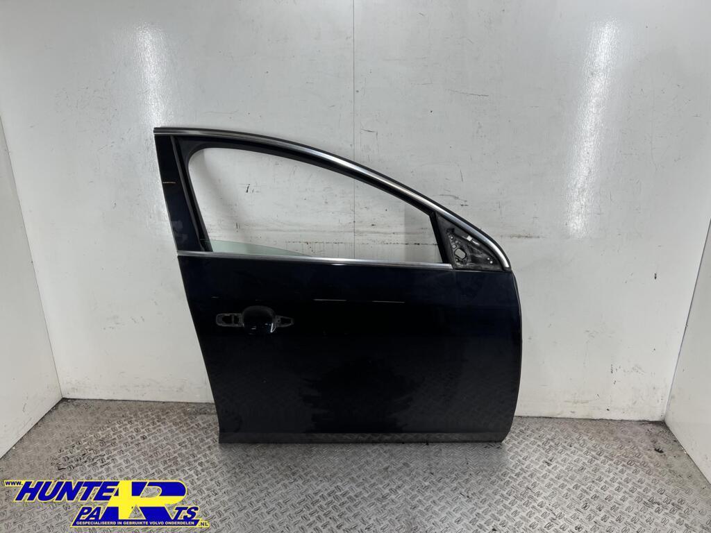 Portier rechtsvoor zwart 452-46 Volvo V60 I ('10-'18), Gebruikt, Deur, Ophalen of Verzenden, Volvo