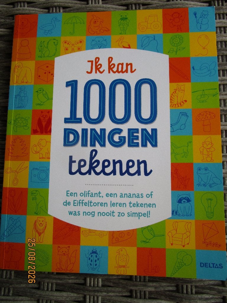 Ik kan 1000 dingen tekenen - Leer tekenen boek, Ophalen of Verzenden, Zo goed als nieuw, Boek of Gids